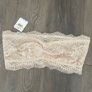 NEW free people nude Lacey Looks bandeau bralette S